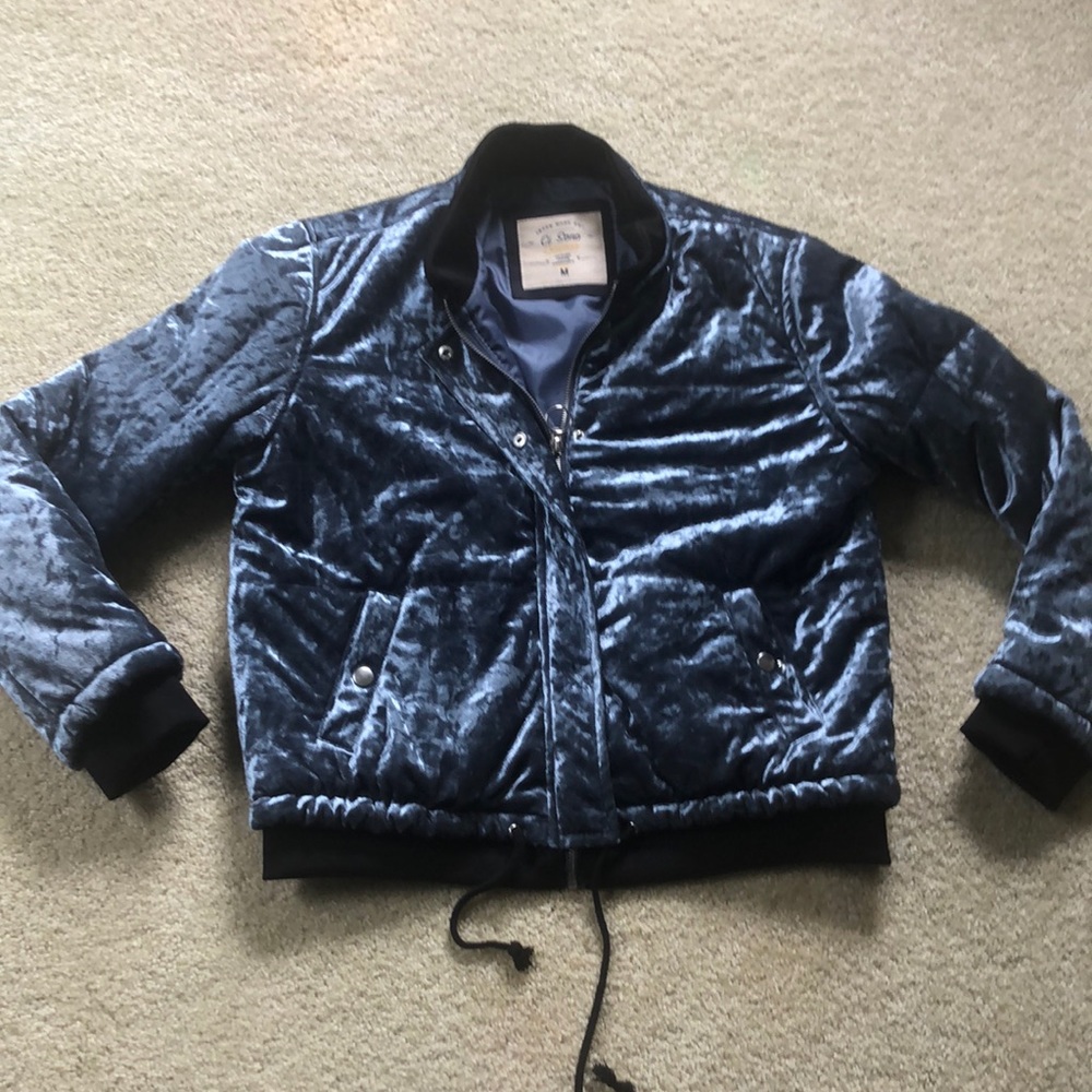 Beautiful like new velour puffer jacket Ci Sono Md - Picture 1 of 6